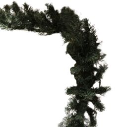 Samuel Alexander 3 Pack: 2.7m (9ft) x 20cm Canadian Pine Christmas Garland Plain Green - Size: 2.7m (9ft) x 20 cm - thumbnail 3