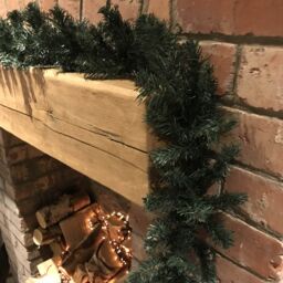 Samuel Alexander 3 Pack: 2.7m (9ft) x 20cm Canadian Pine Christmas Garland Plain Green - Size: 2.7m (9ft) x 20 cm