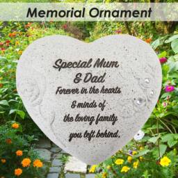 VFM e-Store Memorial Ornament Flower Pot 16cm x 14cm Grey X 1 - Size: 16 cm x 14 cm - thumbnail 3