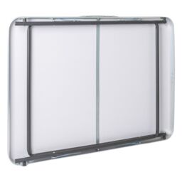 Harbour Housewares Folding Metal Camping Table - 80cm x 60cm in Black - Size: 80 cm x 60 cm - thumbnail 4
