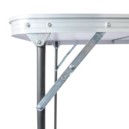 Harbour Housewares Folding Metal Camping Table - 80cm x 60cm in Black - Size: 80 cm x 60 cm - thumbnail 5