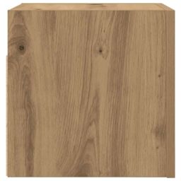 Berkfield Home Wall Mounted TV Cabinet 2 pcs Artisan Oak 30.5x30x30 cm in Brown - thumbnail 6