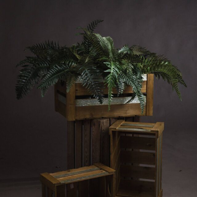 Love Lace Fern Bunch Artificial Flower in Green - image 1