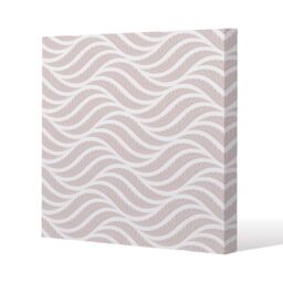 Benjamin Tate Design Geometric pattern with leaves (Canvas Print) / 77 x 77 x 4cm in Natural - Size: 77 x 77 x 4 cm - thumbnail 1
