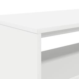 Berkfield Home TV Cabinet White 80x40x40 cm Engineered Wood - Size: 80 x 40 x 40 cm - thumbnail 8