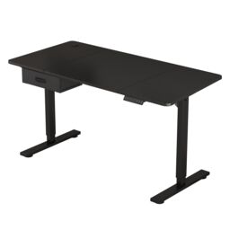 MCC Direct Electric Desk Height Adjustable Standing/Sitting Computer Desk 160cm in Black - Size: 160 cm x 70 cm - thumbnail 3