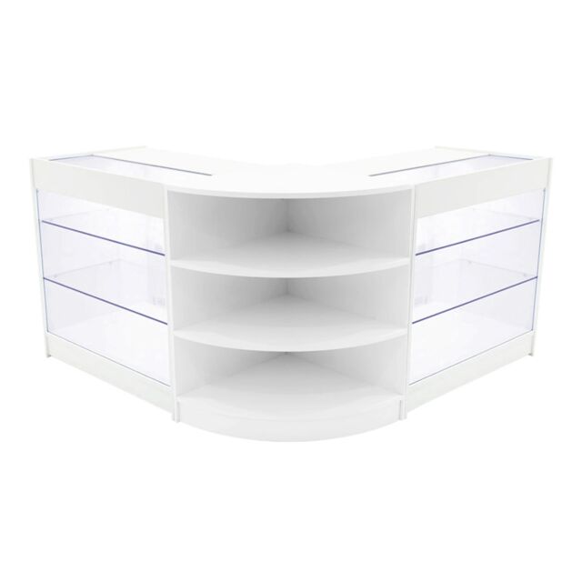 Monstershop Apollo LED Shop Counter Set LM60 & 2 x K900 - White - image 1