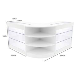 Monstershop Apollo LED Shop Counter Set LM60 & 2 x K900 - White - thumbnail 3