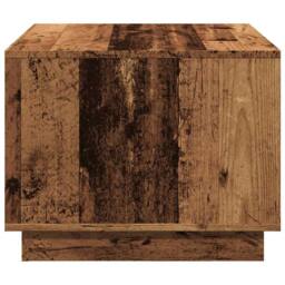 Berkfield Home Coffee Table Old Wood 55x55x42 cm Engineered Wood in Brown - Size: 55 x 55 x 42 cm - thumbnail 5