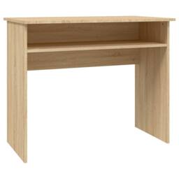 Berkfield Home Desk Sonoma Oak 90x50x74 cm Engineered Wood in Brown - Size: 90 x 50 x 74 cm - thumbnail 1