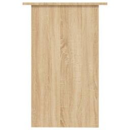 Berkfield Home Desk Sonoma Oak 90x50x74 cm Engineered Wood in Brown - Size: 90 x 50 x 74 cm - thumbnail 5