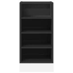 Berkfield Home Bottom Cabinet Black 40x44.5x81.5 cm Engineered Wood - thumbnail 4