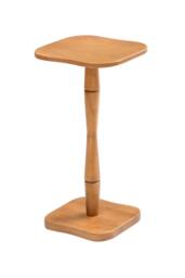 MH London Solid Mango Wood Free-Form Side Table, Accent End Table - Jasmine in Light Beige - thumbnail 4