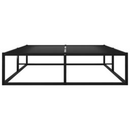 Berkfield Home Bed Frame Black Metal 120x200 cm - Size: Small Double - thumbnail 3