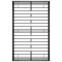 Berkfield Home Bed Frame Black Metal 120x200 cm - Size: Small Double - thumbnail 6