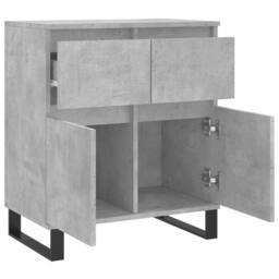 Berkfield Home Sideboard Concrete Grey 60x35x70 cm Engineered Wood - Size: 60 x 35 x 70 cm - thumbnail 6