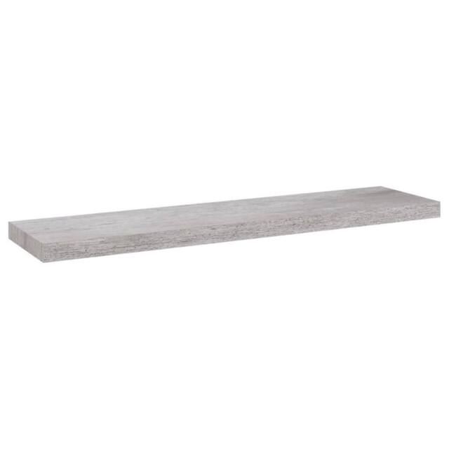 Berkfield Home Floating Wall Shelf Concrete Grey 90x23.5x3.8 cm MDF - image 1