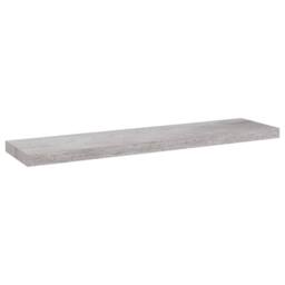 Berkfield Home Floating Wall Shelf Concrete Grey 90x23.5x3.8 cm MDF