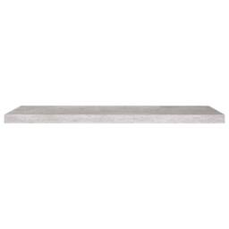 Berkfield Home Floating Wall Shelf Concrete Grey 90x23.5x3.8 cm MDF - thumbnail 4