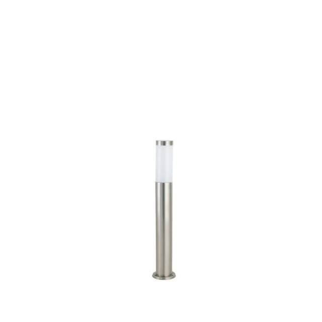 Netlighting TOKYO Outdoor 110cm Bollard Nickel IP44 70x11.5cm in Grey - Size: 70x11.5 cm