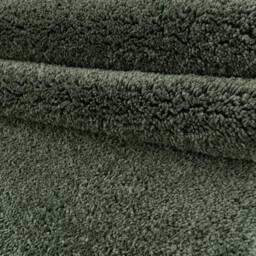 Kukoon Machine Washable Shaggy Rug Green Soft Fluffy Bedroom Carpet Mat - Size: 80 cm x 150 cm - thumbnail 5