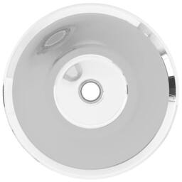 Berkfield Home Wash Basin 42x14 cm Ceramic Silver - thumbnail 3