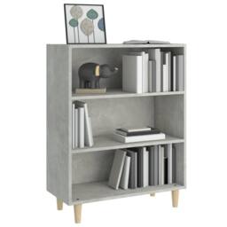 Berkfield Home Sideboard Concrete Grey 69.5x32.5x90 cm Engineered Wood - thumbnail 6