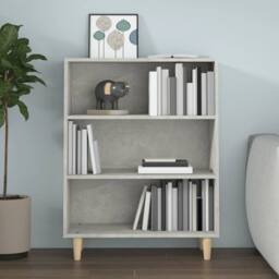 Berkfield Home Sideboard Concrete Grey 69.5x32.5x90 cm Engineered Wood - thumbnail 5
