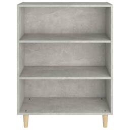 Berkfield Home Sideboard Concrete Grey 69.5x32.5x90 cm Engineered Wood - thumbnail 1