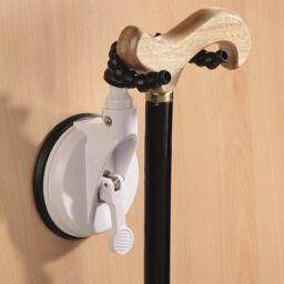 mysmartbuy Flexible Bathroom Suction Holder with 2 Adjustable Arms for Shower Head or Hairdryer - Measures H29cm in White - thumbnail 5