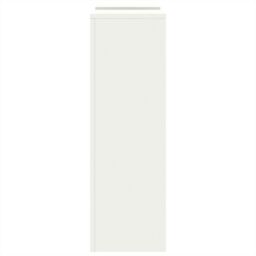 Berkfield Home Outdoor Plant Stands Pillar 2 pcs White 24x24x75 cm Steel - Size: 24 x 24 x 75 cm - thumbnail 7