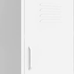 Berkfield Home Storage Cabinet White 42.5x35x101.5 cm Steel - thumbnail 7