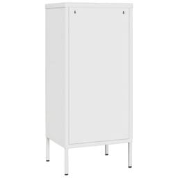 Berkfield Home Storage Cabinet White 42.5x35x101.5 cm Steel - thumbnail 5