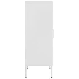 Berkfield Home Storage Cabinet White 42.5x35x101.5 cm Steel - thumbnail 4