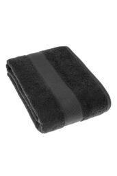 Homescapes 500 GSM Turkish Cotton Towel Soft, Absorbent & Quick-Drying in Black - Size: Bath Sheet - thumbnail 6