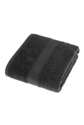 Homescapes 500 GSM Turkish Cotton Towel Soft, Absorbent & Quick-Drying in Black - Size: Bath Sheet - thumbnail 5
