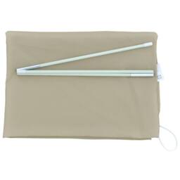 OUTSUNNY Garden Parasol Cover for 2-4.6m Outdoor Umbrella UV Protector with Rod, Zipper in Khaki - thumbnail 8