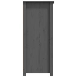 Berkfield Home Sideboard Grey 83x41.5x100 cm Solid Wood Pine - thumbnail 8