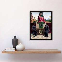 Artery8 Giorgione Madonna & Child St Francis St Nicasius Framed Art Print - Size: A4 - thumbnail 4