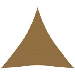 Berkfield Home Sunshade Sail 160 g/m ² Taupe 3x3x3 m HDPE in Beige