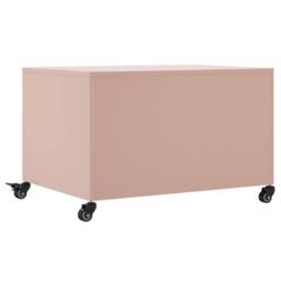 Berkfield Home Sturdy Coffee Table Pink 68x50x43.5 cm Steel - thumbnail 8