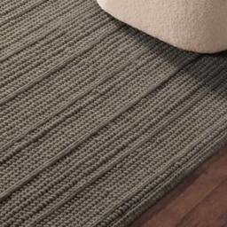THE RUGS Ted Baker Camden Wool Parker Rug Handwoven Striped Living Room in Brown - Size: 160 cm x 230 cm - thumbnail 2