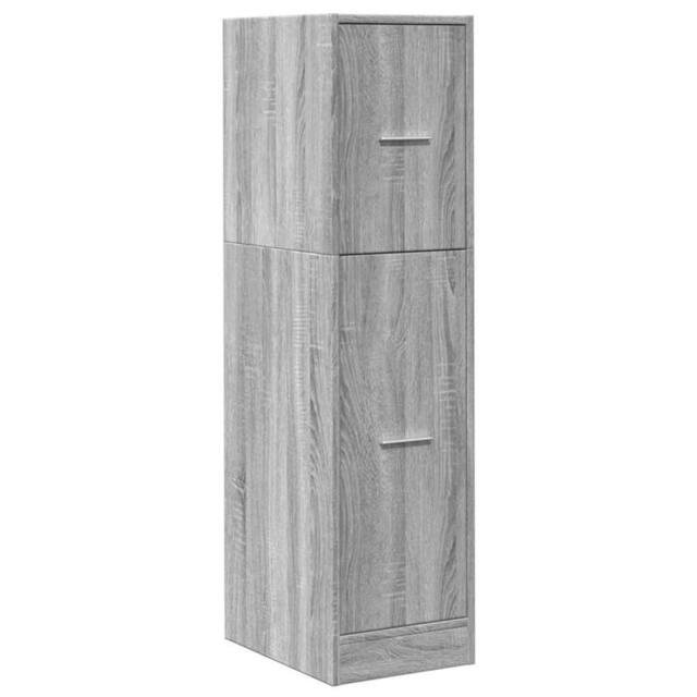 Berkfield Home Elegant Apothecary Cabinet Grey Sonoma 30x41x118 cm Engineered Wood - Size: 30 x 41 x 118 cm - image 1