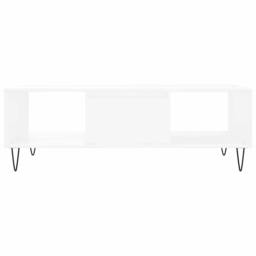 Berkfield Home Coffee Table White 104x60x35 cm Engineered Wood - Size: 104 x 60 x 35 cm - thumbnail 5