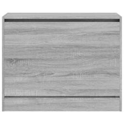 Berkfield Home Shoe Cabinet Grey Sonoma 80x34x63 cm Engineered Wood - Size: 80 x 34 x 63 cm - thumbnail 5