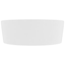Berkfield Home Luxury Wash Basin with Overflow Matt White 36x13 cm Ceramic - thumbnail 4