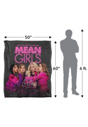 Mean Girls (2024) Musical Poster Silky Touch Super Soft Throw Blanket 152 X 127 cm in White - thumbnail 5