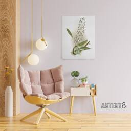 "Artery8 Frederick Sander Epidendrum Prismatocarpum Orchid Canvas Art Print - Size: W12"" x H16""" - thumbnail 3