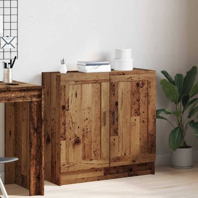 Berkfield Home Classic Book Cabinet Old Wood 82.5x30.5x80 cm Engineered Wood in Brown - image 1
