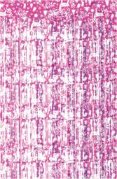 Netagon Shimmer Tinsel Curtain Reindeer Christmas Tree Design 2M x 1M Pink - thumbnail 7